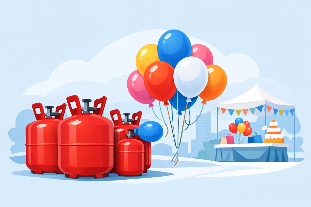 Bulk Helium Cylinders for Retailers and Events