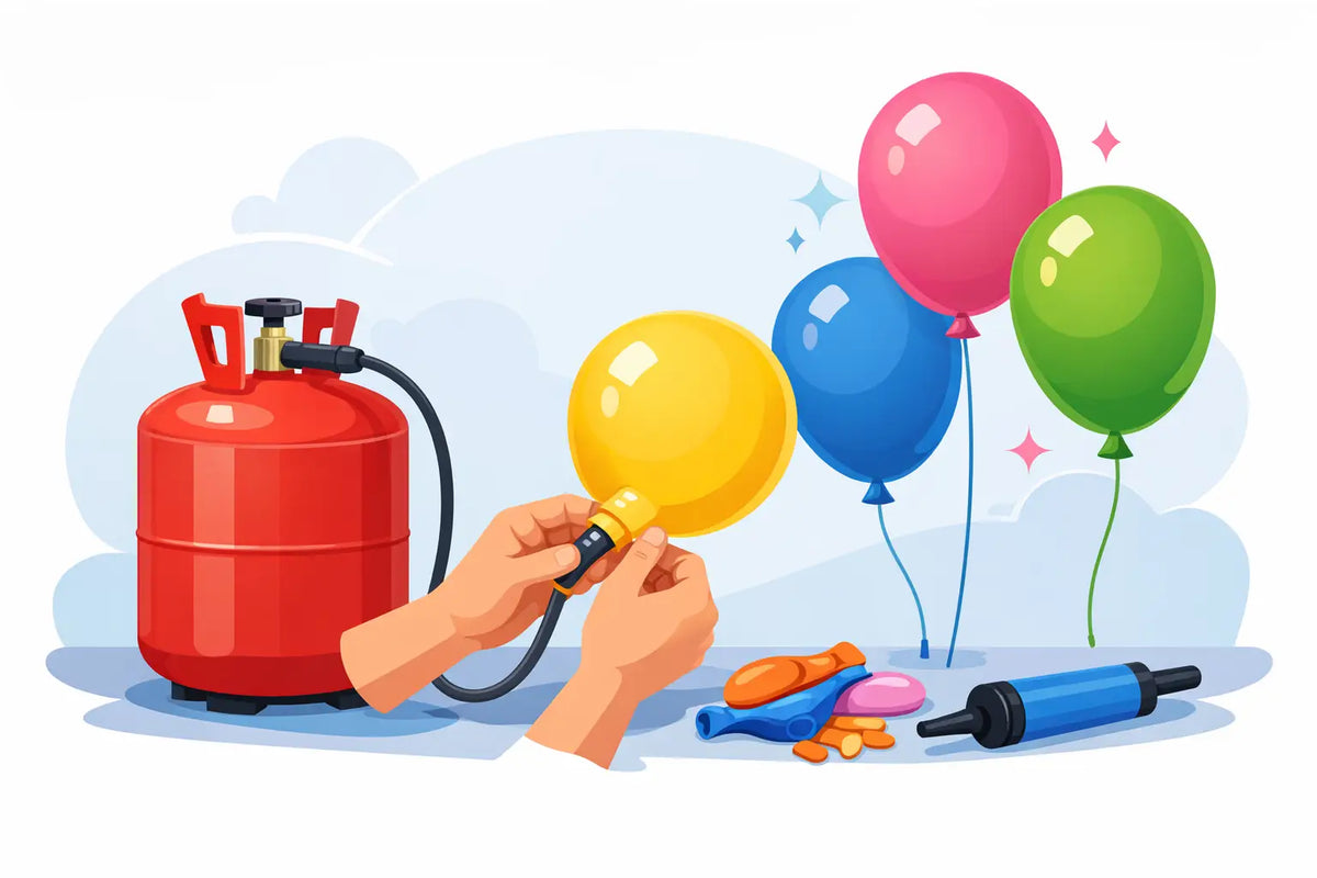 How to Inflate Latex Balloons Properly