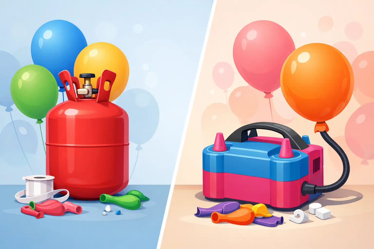 Helium Tank vs Balloon Pump: What Should You Stock?