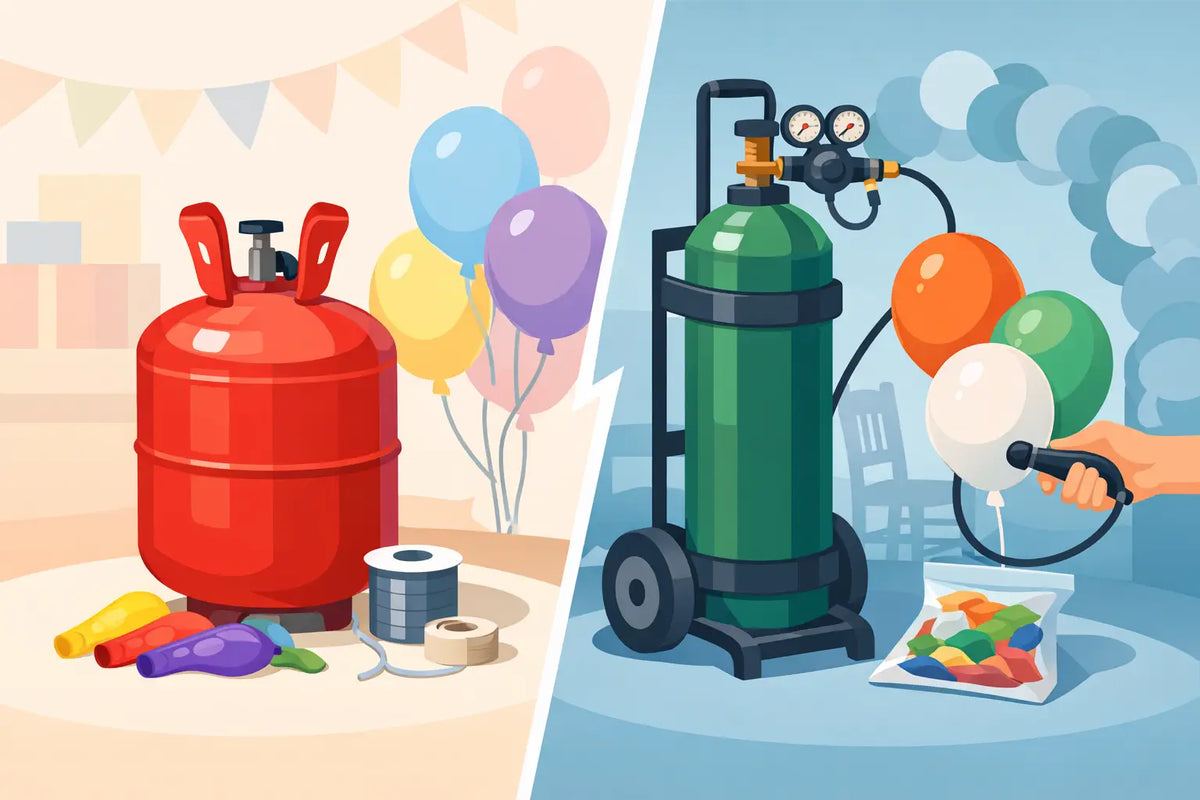 Disposable Helium Tank vs Rental