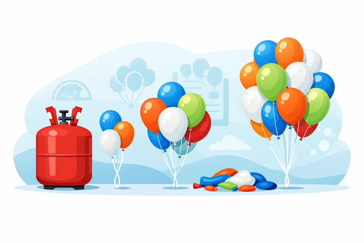 How Many Balloons Per Tank? Quick Estimate