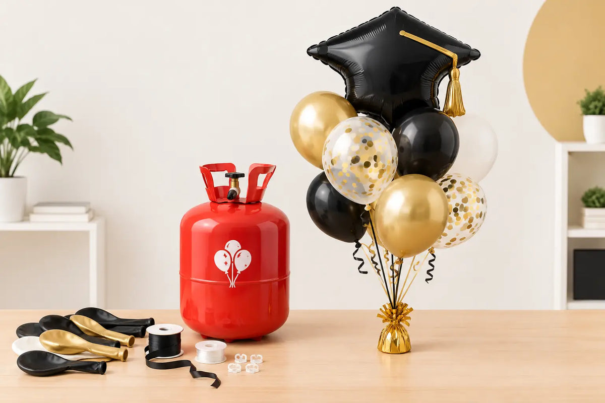 How to Assemble Graduation Balloon Bouquets