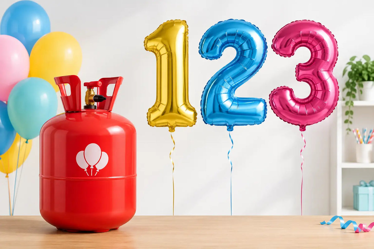 Can You Inflate Number Balloons With Helium?