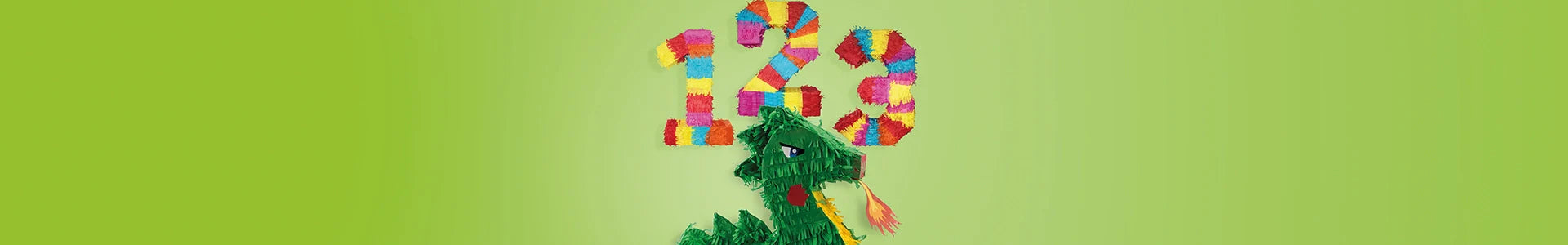 Number Piñata 0 to 9 Colorful Birthday Party Piñatas
