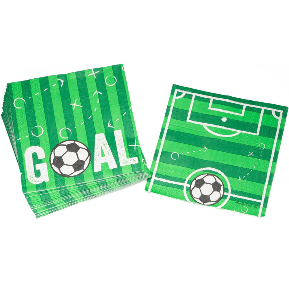 Soccer Goal napkins 3 ply 20 pack