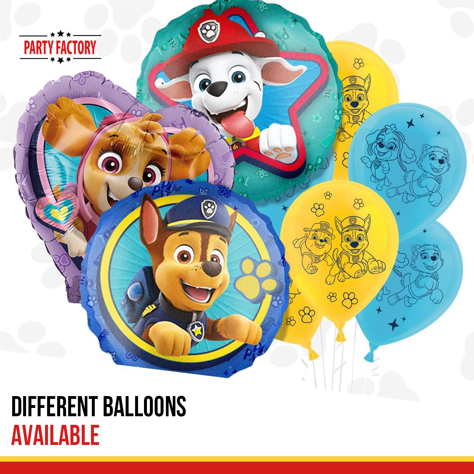 Paw Patrol foil balloon Marshall blue 17 in. round 4