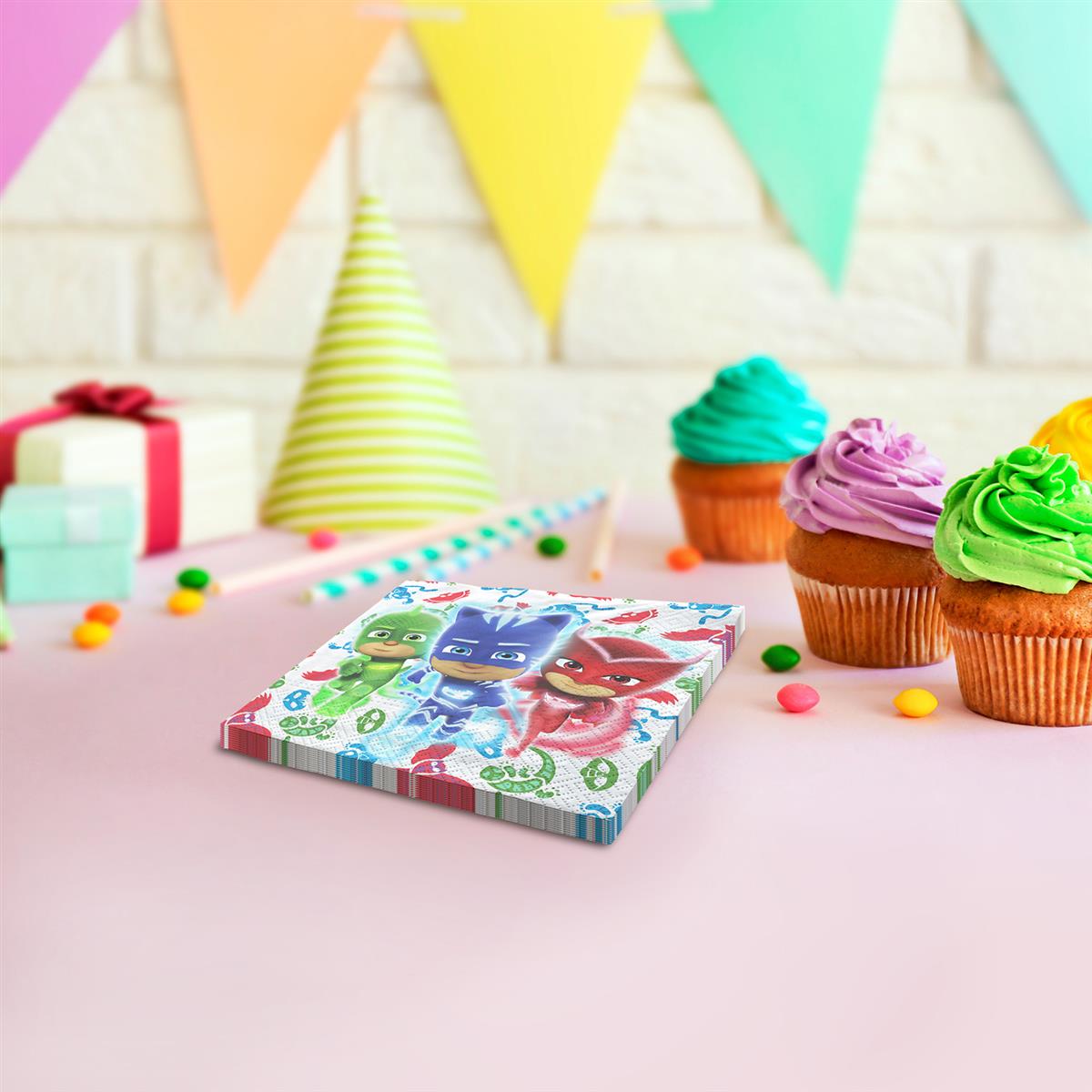 PJ Masks paper napkins multicolored 20 pcs 12.9 x 12.9 in 3 ply 2