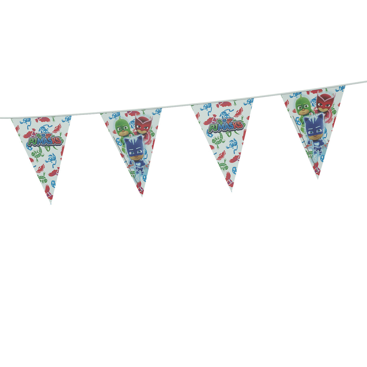 PJ Masks pennant banner multicolored party garland 16 ft