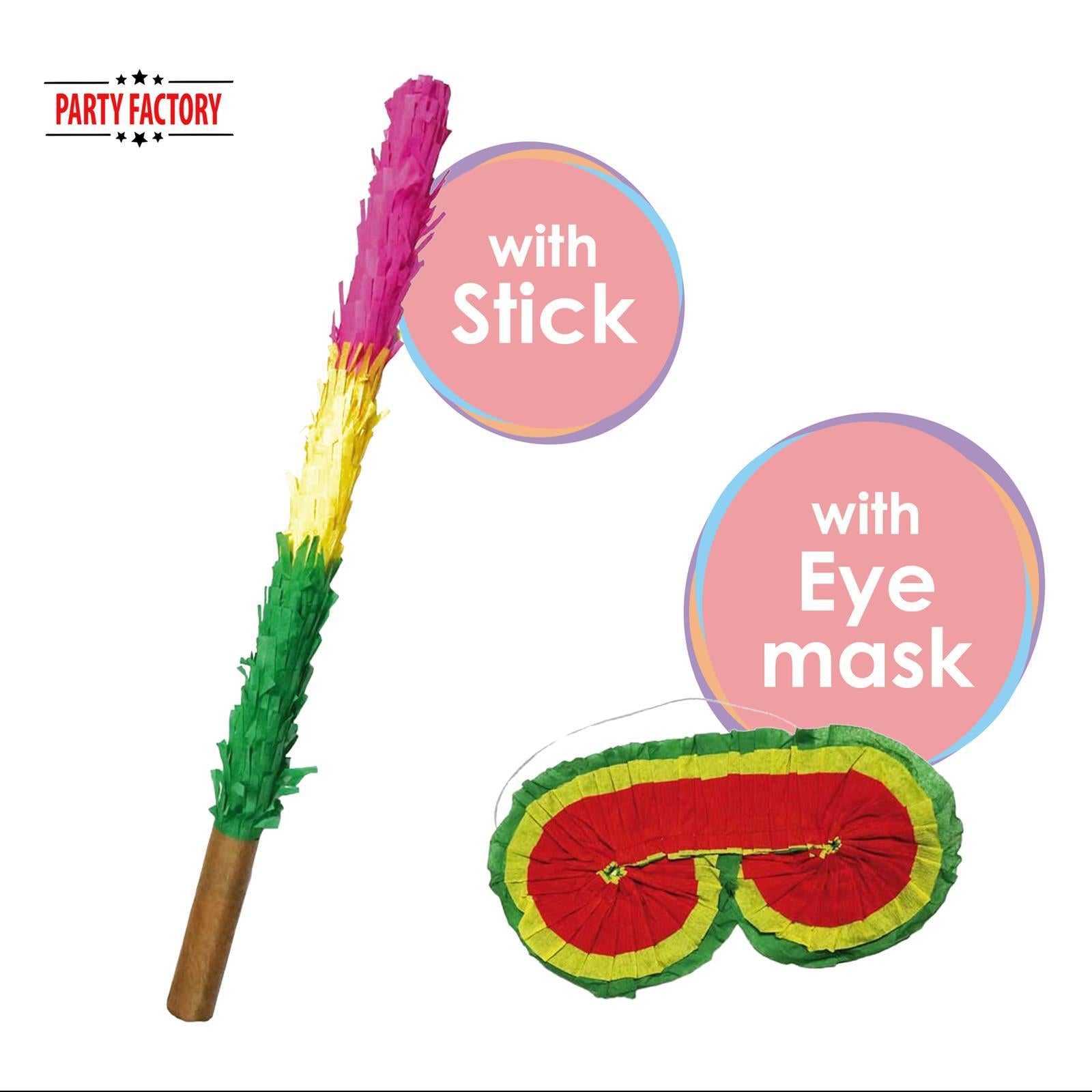 Pinata Numbers set 0-9 + Stick + eye mask for kids 16.68 x 13.77 x 3.14 in. No. 0 5