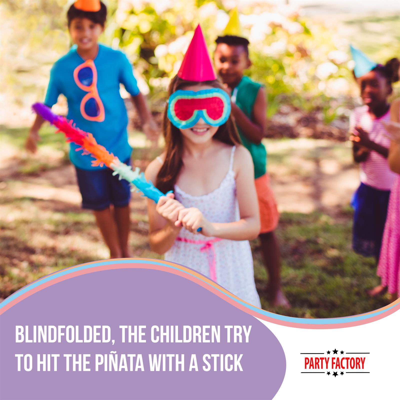 Pinata Numbers set 0-9 + Stick + eye mask for kids 16.68 x 13.77 x 3.14 in. No. 0 7