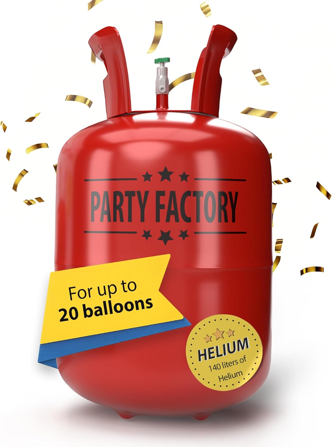 Helium tank for 20 balloons helium cylinder 5 cu. ft. gas