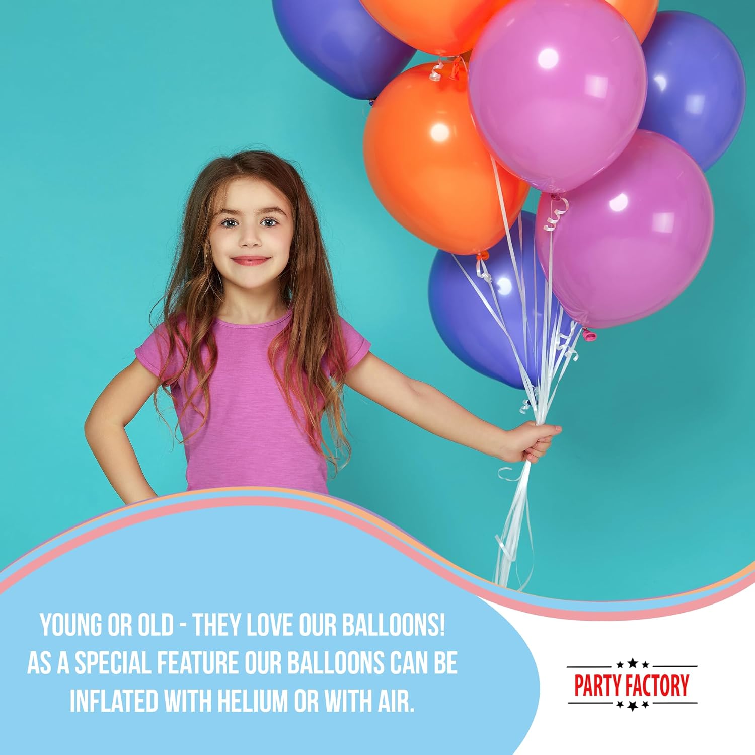 Foil balloon heart blue 17.7 in 7