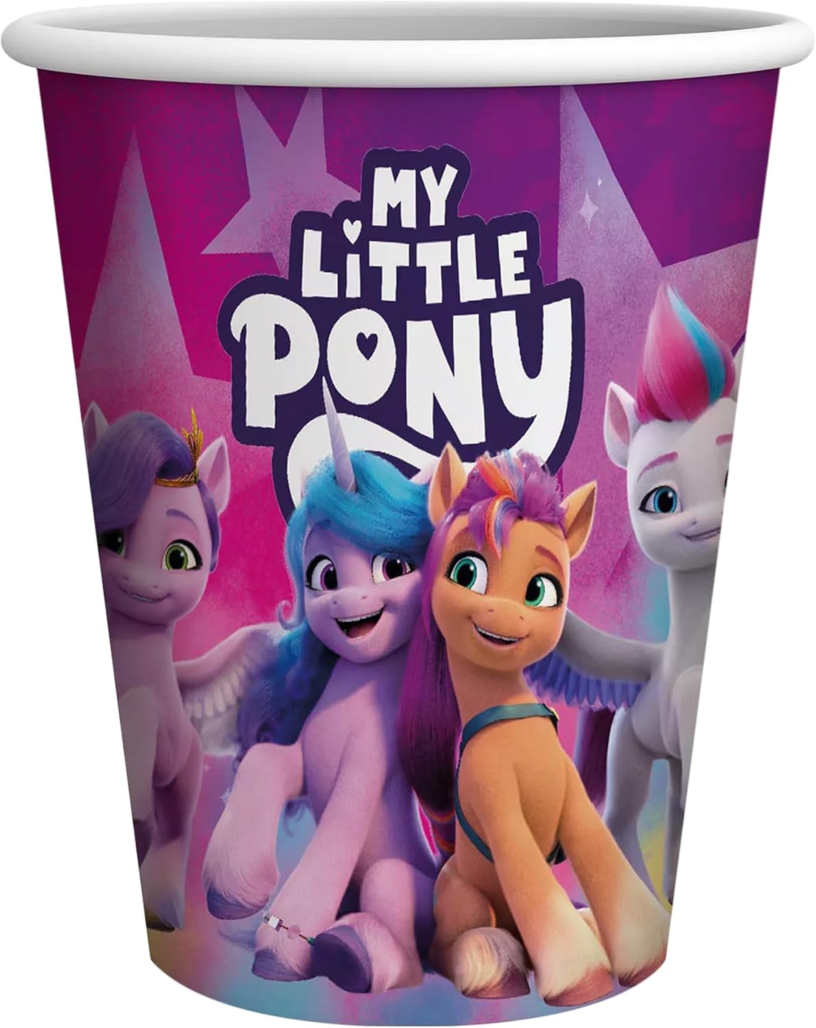 My Little Pony paper cups purple 4 oz 8 pack