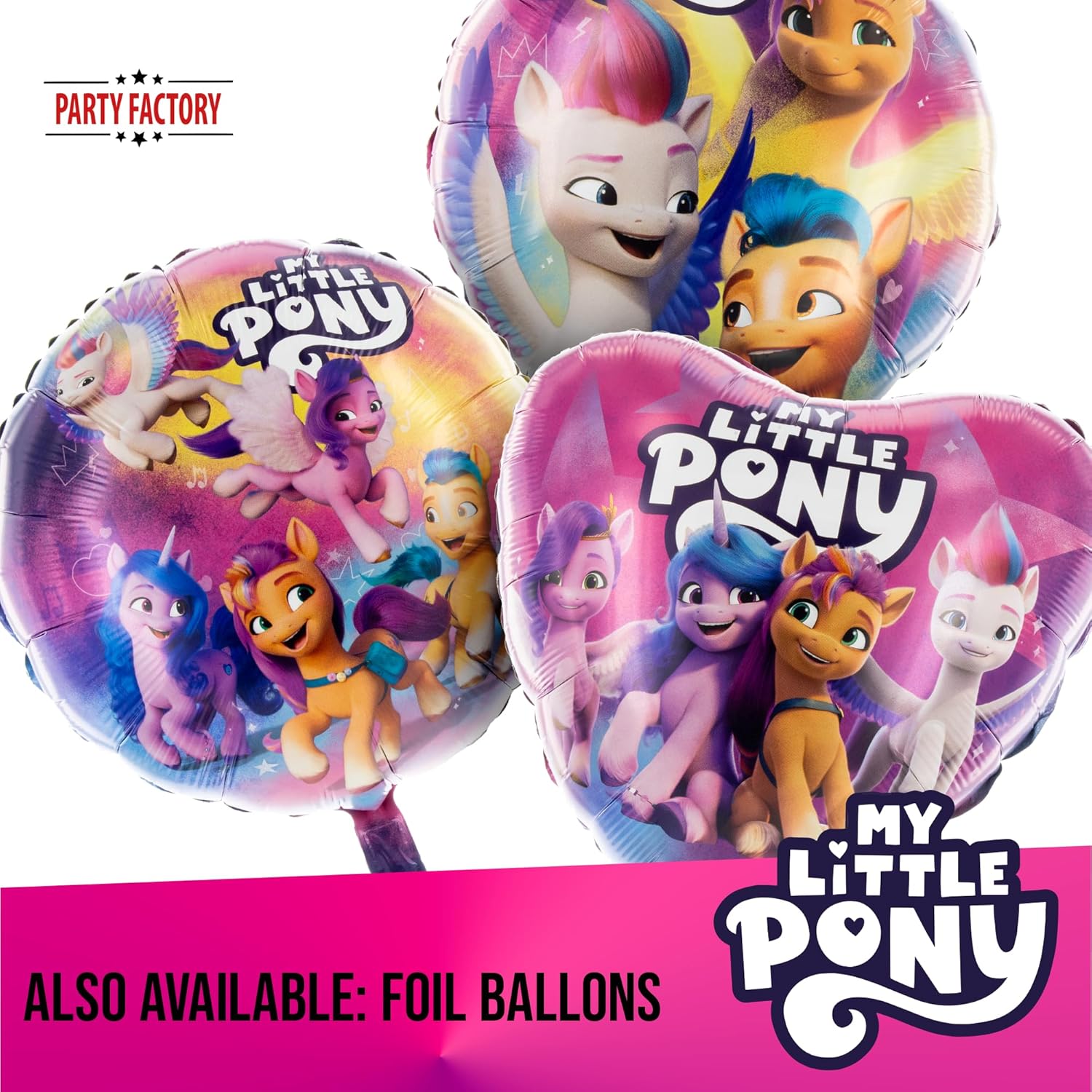 My little Pony  8x paper plates disposable plates colorful 9 in. 5