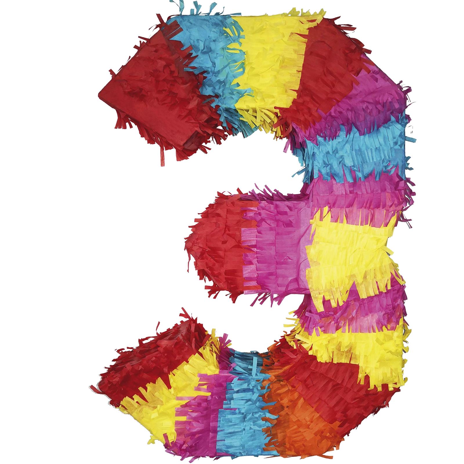 Pinata numbers 0-9 children birthday punch pinata 16.5 x 13.7 x 3.1 in birthday decoration 3