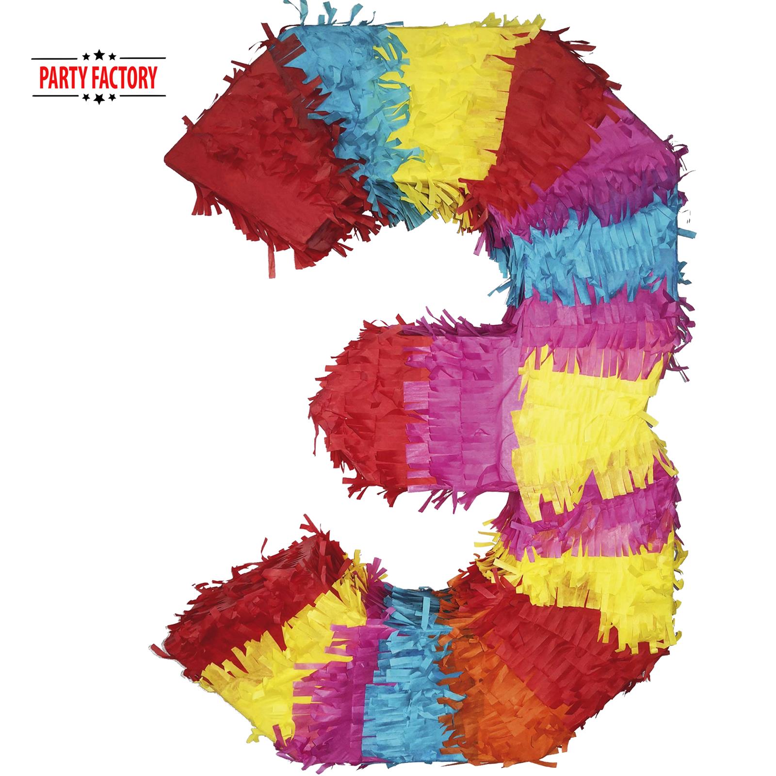 Pinata numbers 0-9 children birthday punch pinata 16.5 x 13.7 x 3.1 in birthday decoration 3 2