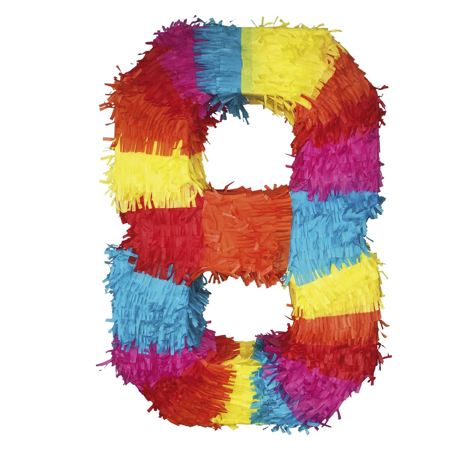 Pinata numbers 0-9 children birthday punch pinata 16.5 x 13.7 x 3.1 in birthday decoration 8
