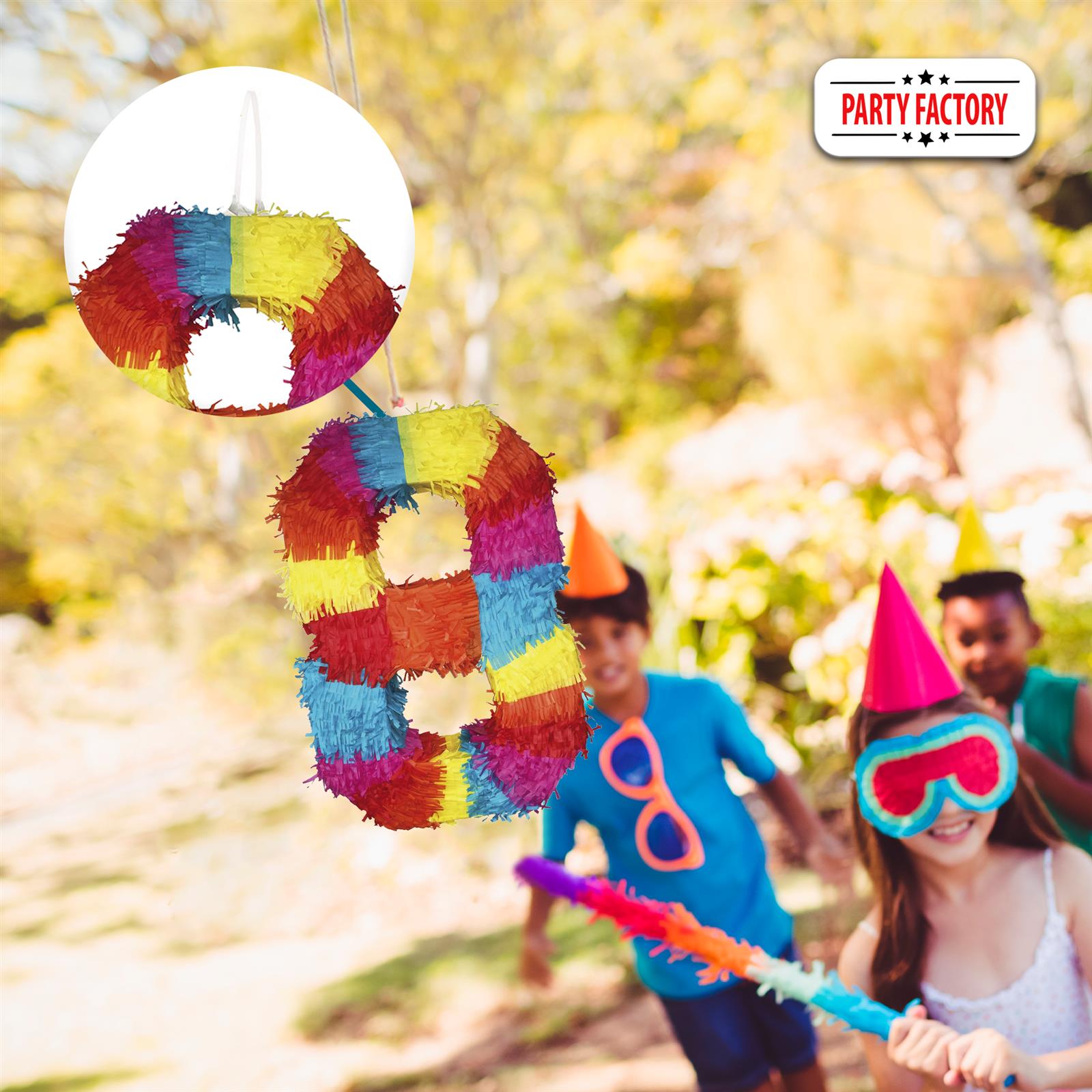 Pinata numbers 0-9 children birthday punch pinata 16.5 x 13.7 x 3.1 in birthday decoration 8 3