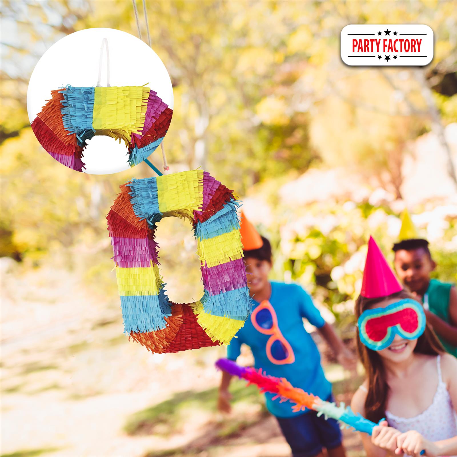 Pinata numbers 0-9 children birthday punch pinata 16.5 x 13.7 x 3.1 in birthday decoration 0 3