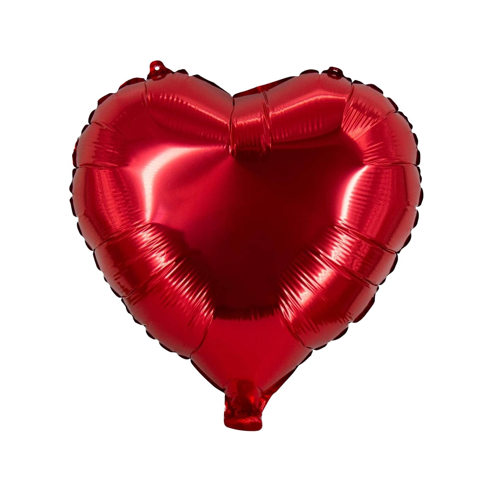 Heart foil balloon red 17.7 in helium balloon