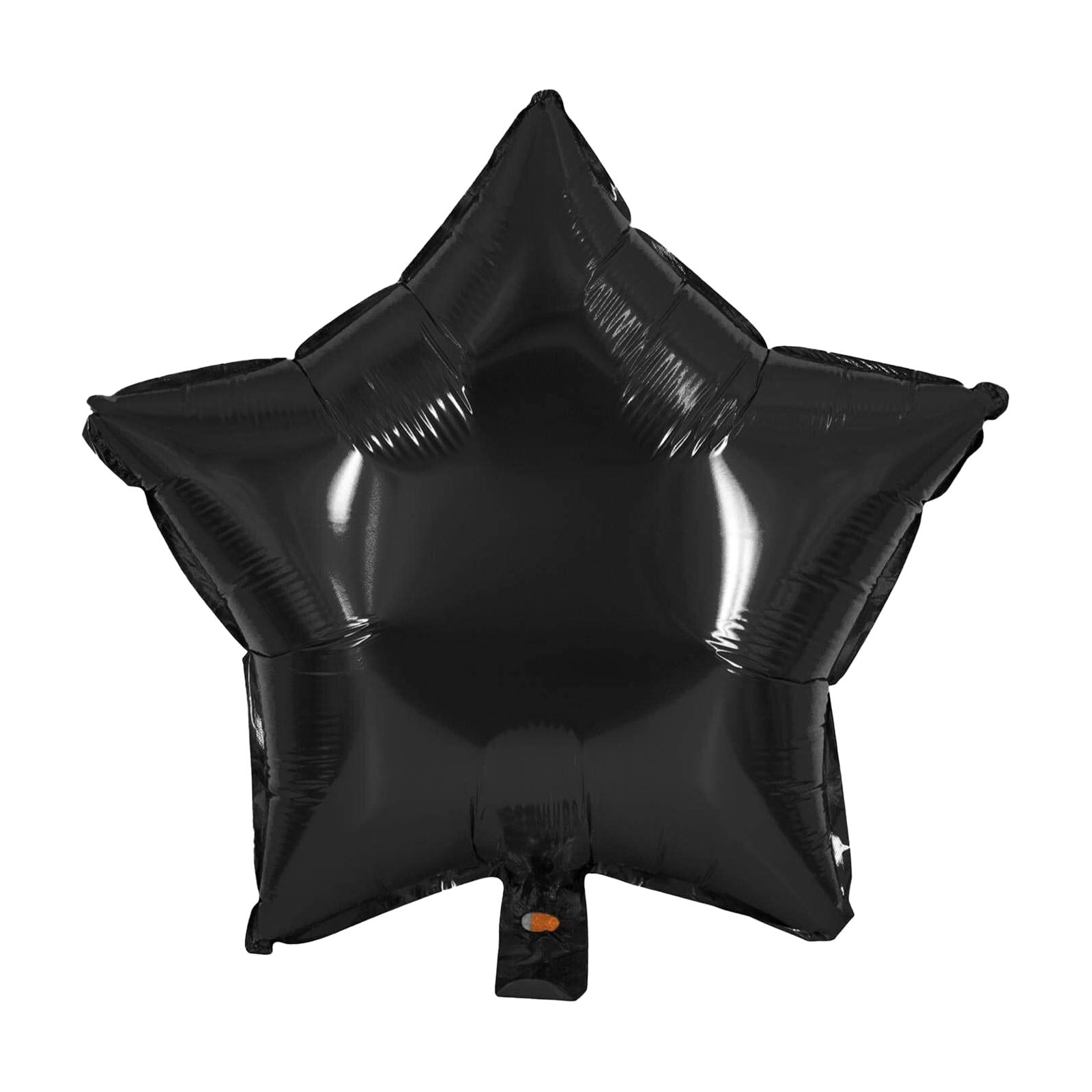 Foil balloon star black 17.7 in