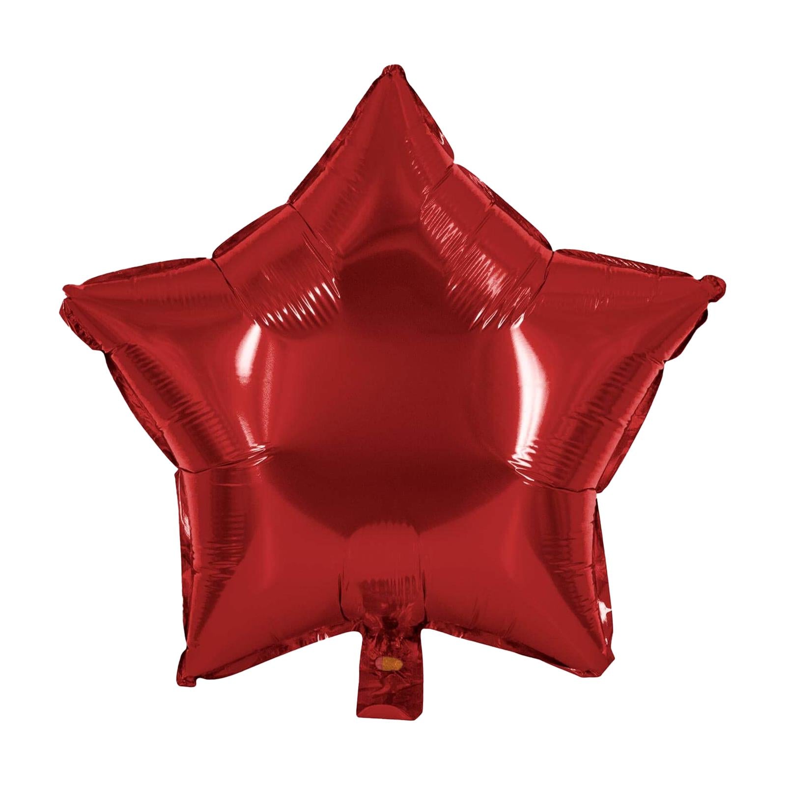 Foil balloon star red 17.7 in