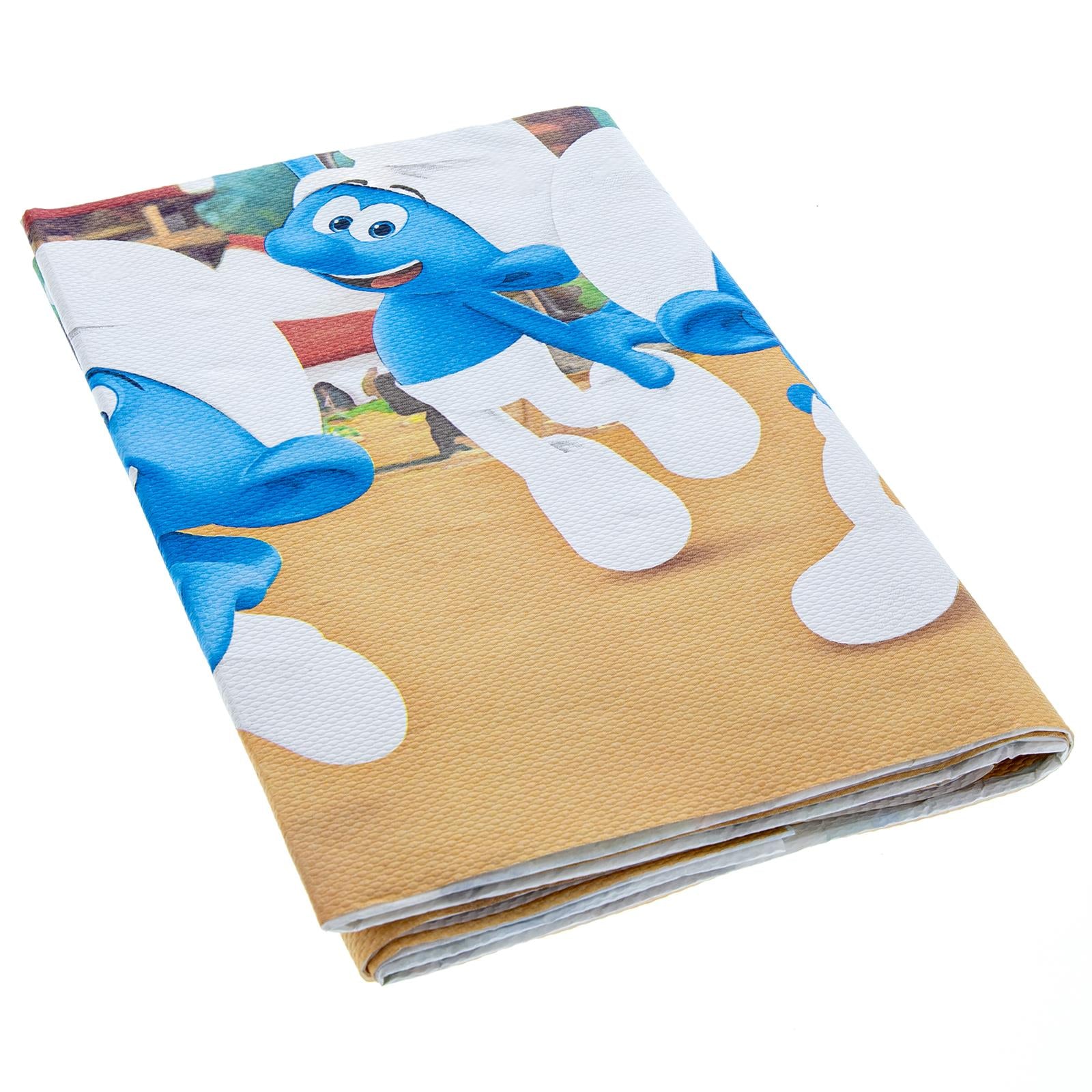 Smurfs tablecloth blue beige 47.3x70.8 in