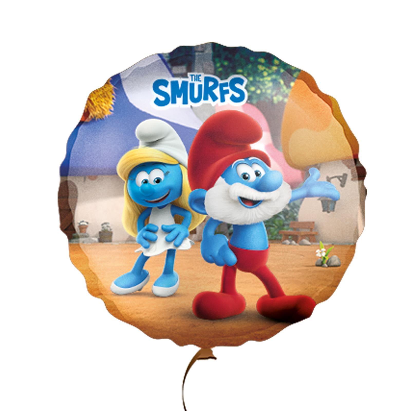 Smurfs foil balloon colorful 17.7 in Papa Smurf