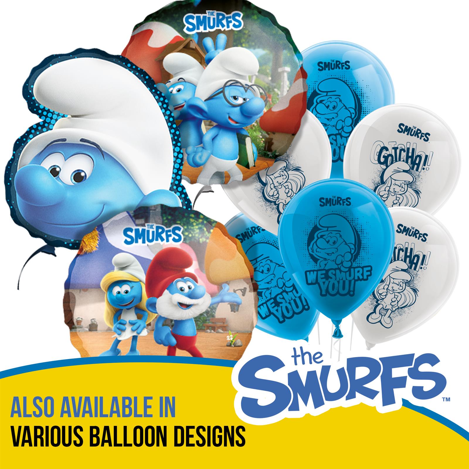 Smurfs 20 paper napkins blue 6