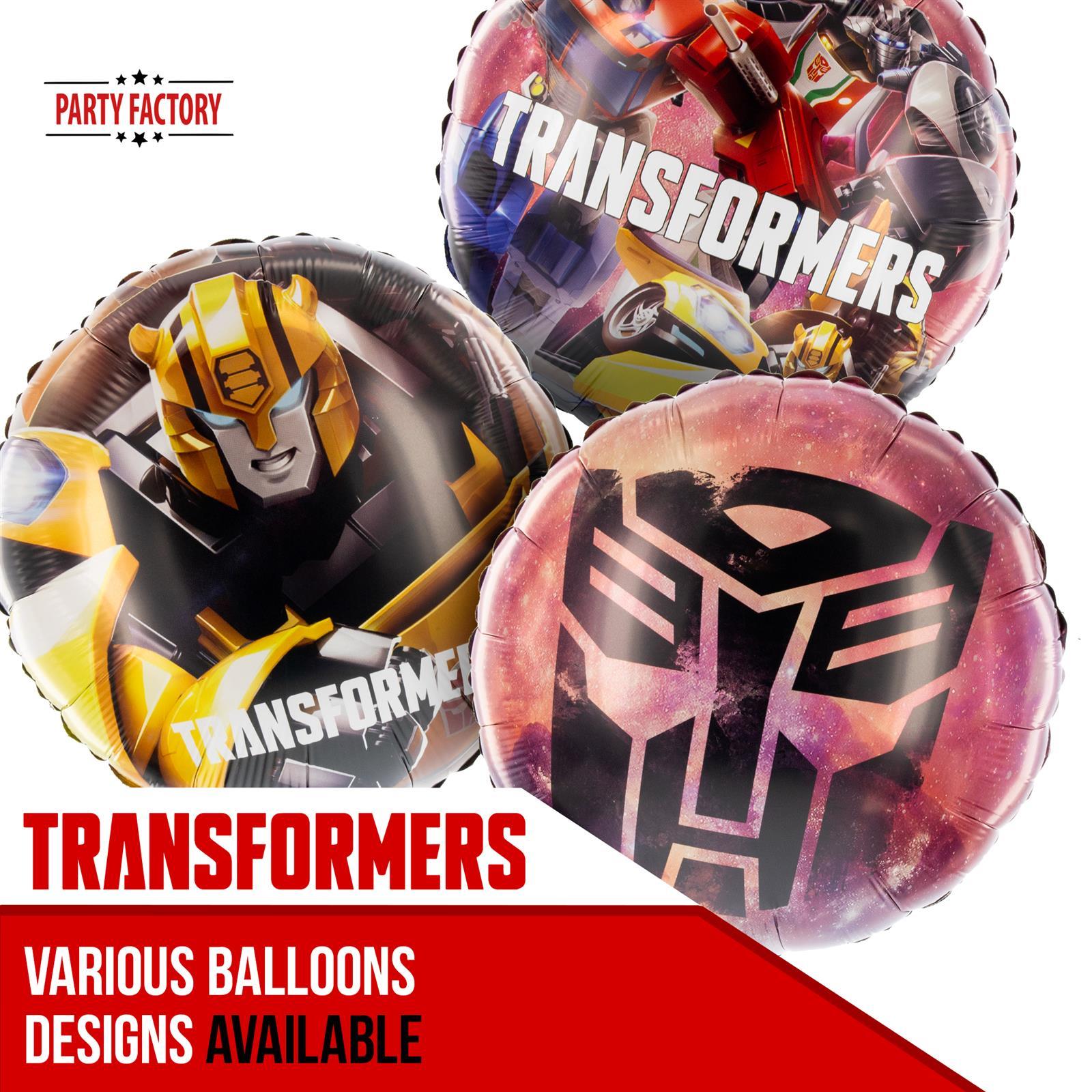 Transformers foil balloon17.7 in. yellow black 4