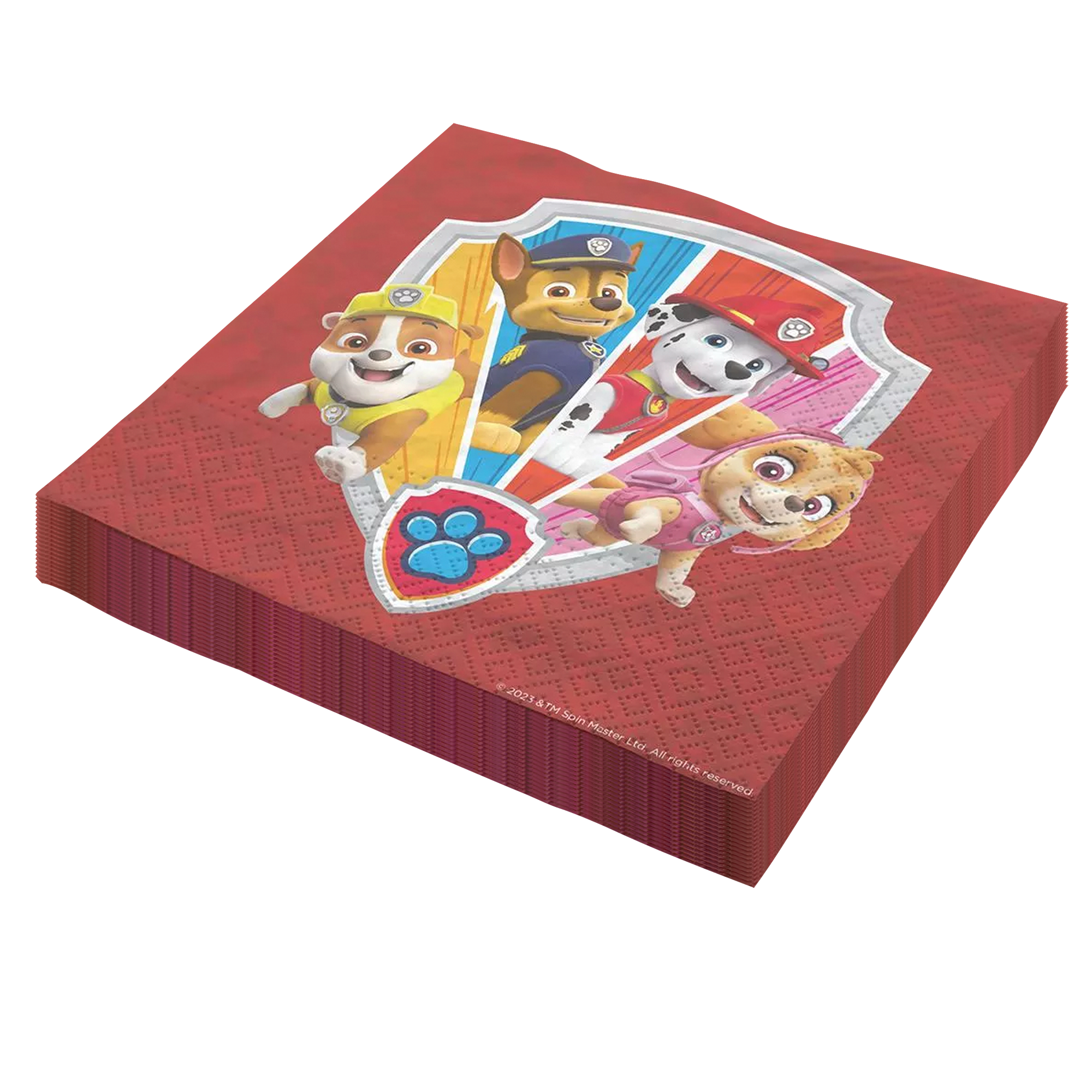 Paw Patrol 20 paper napkins 12.9 x 12.9 in. colorful 3-ply