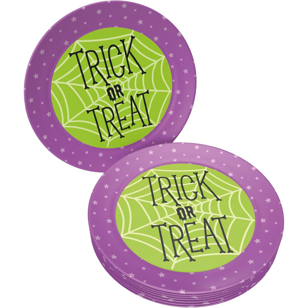 Halloween Skeleton Plates 9 in. 8 Pack