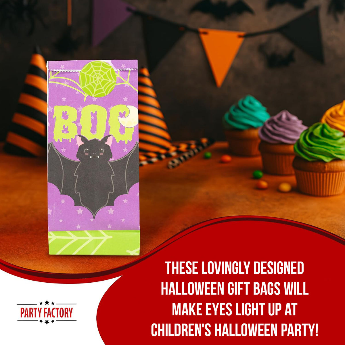 Halloween Skeleton gift bags 10 pack 2