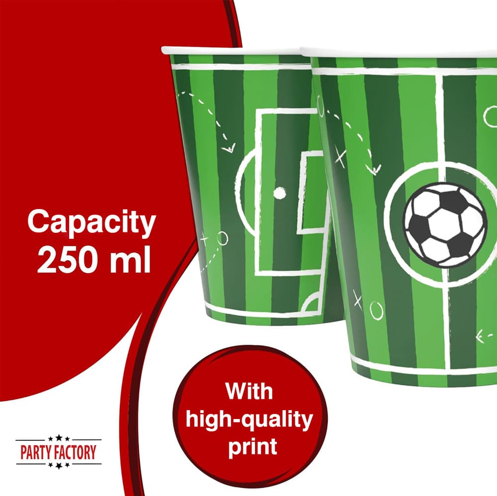 Soccer Goal cups 8 oz 8 pack 2