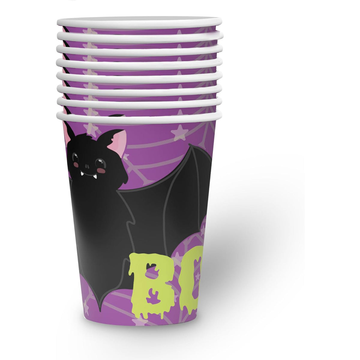 Halloween Skeleton Cups 8.4 oz 8 Pack – Boo